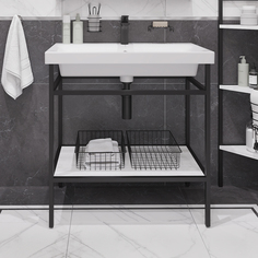 Консоль DIWO Смоленск 80 с раковиной Moduo 80