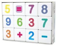 Кубики Весёлая арифметика 12 шт Десятое королевство