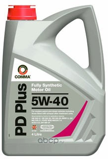 Comma 5W40 Pd Plus (5L)_Масло Моторное Синт. Acea C3,Api Sм/Cf, Vw 505.01, Mb 229.31, Bmw