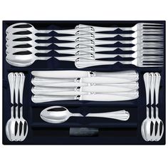 Набор АргентА столовый серебряный Меридиан 24 предмета 1396НБ0180