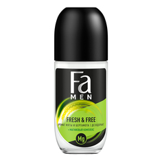 Дезодорант шариковый Fa for Men Fresh & Free Мята, магнезия и бергамот мужской 50 мл