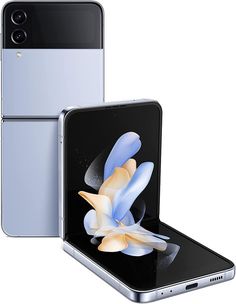 Смартфон Samsung SM-F721B Galaxy Z Flip 4 256Gb 8Gb синий раскладной 3G 4G 6.7" 1080x2640