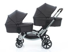 Коляска для двойни FD-Design Zoom Diamond asphalt 2 в 1 12002081907/12002091907
