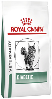 Сухой корм для кошек ROYAL CANIN Veterinary Diet Diabetic, при диабете, птица, 0,4кг