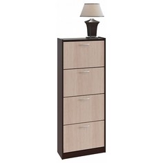 Обувница СОКОЛ ТО-24, дуб беленый/венге