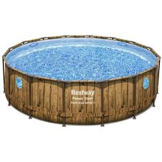 Каркасный бассейн Bestway Power Steel 56725 488x488x122 см