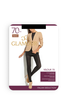 Колготки женские Glamour черные 3 (M)