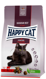 Сухой корм для кошек Happy Cat Sterilised, говядина, 4кг