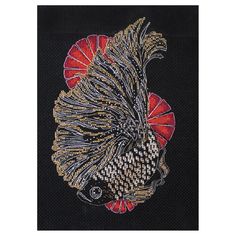 Набор для вышивания крестом Абрис Арт Черная оранда АН-129, 15х25 см Abris ART