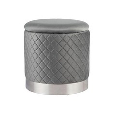 Пуф ESF FS-006-40SV 40х40х42 серый