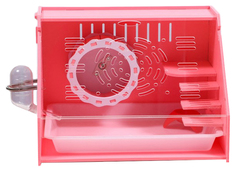 Клетка-переноска Пижон, для грызунов, акриловая, розовая, 29х23,5х22 см