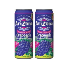 Напиток сокосодержащий AriZona Grapeade со вкусом Винограда 2 шт по 680 мл
