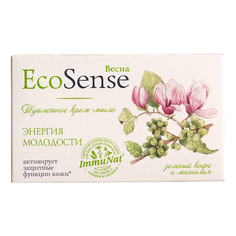 Крем-мыло твердое Весна Ecosense туалетное для тела с зеленым кофе и магнолией 90 г