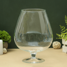 Ваза "Бренди" бокал на ножке d-13.5см 28х20 см, 5л 2081 Evis