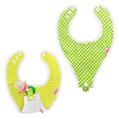 Фартук нагрудный Пома с держателем для соски с 4 мес. 3316 в ассортименте