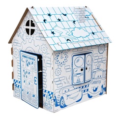 Дом из картона "Дом-раскраска" набор для творчества, Тачки, Дисней Disney
