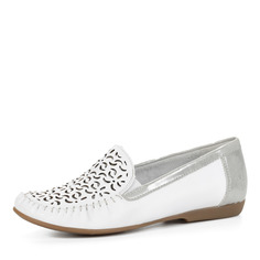 Мокасины женские Rieker L6350-80 белые 37 RU