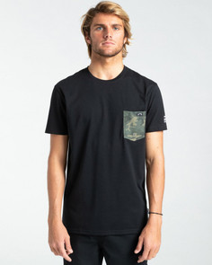 Мужской Рашгард С Короткими Рукавами И Фактором Защиты От Уф-Излучения 50 Team Pocket Billabong