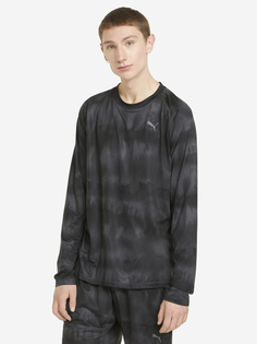 Лонгслив мужской PUMA Studio Graphic, Черный