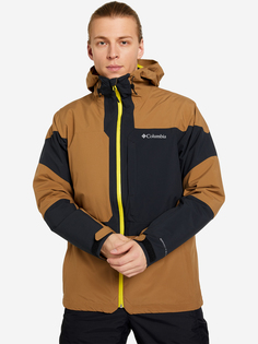 Куртка 3 в 1 мужская Columbia Powder Canyon Interchange Jacket, Коричневый