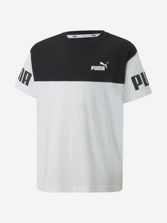 Футболка для мальчиков PUMA Power Colorblock, Белый