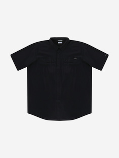 Рубашка мужская Columbia Silver Ridge Lite Short Sleeve Shirt, Plus Size, Черный