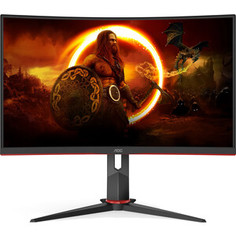 Монитор AOC 23,6 C24G2U 1500R Curved 1920x1080 165 Гц VA WLED 16:9 1ms VGA HDMI DP 3000:1 80M:1 178/178 250cd Speakers HAS Pivo (C24G2U/BK)