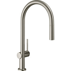 Смеситель для кухни Hansgrohe Talis с выдвижным изливом, нержавеющая сталь (72802800)