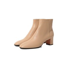 Кожаные ботильоны Santoni