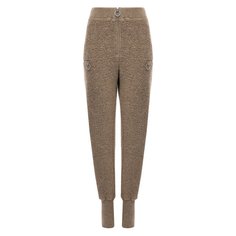 Джоггеры из шерсти и льна Jil Sander