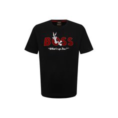 Хлопковая футболка BOSS