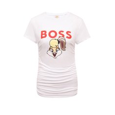 Хлопковая футболка Looney Tunes x Boss BOSS