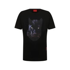 Хлопковая футболка HUGO