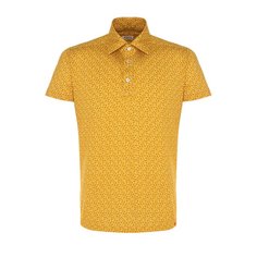 Хлопковое поло с принтом Kiton