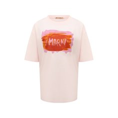 Хлопковая футболка Marni
