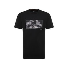 Хлопковая футболка BOSS