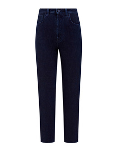 окрашенные вручную джинсы с вышивкой на поясе scissor scriptor