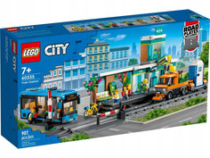 Конструктор LEGO City 60335 Железнодорожная станция 907 деталей