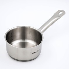 Ковш без крышки «Общепит», 1 л, d=14 см, h=7 см, с теплораспределительным слоем, металличе Katun