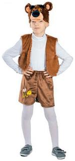 Карнавальный костюм для мальчиков р 32 Карнавалия Медвежонок в ассортименте
