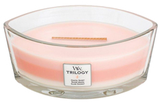 Ароматическая свеча WoodWick Отдых на острове 792-223 Розовый