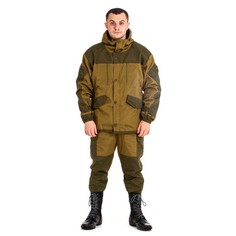 Костюм мужской Горка 3 летний палатка 270 г/м2 хаки 100% хлопок (52-54, 182-188) No Brand