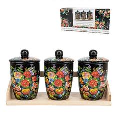Набор банок для сыпучих продуктов Polystar Collection, Романс, 0,5 л