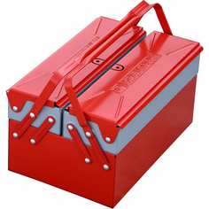 Раскладной ящик для инструментов металлический 190х420х150 3 секции IZELTAS 8410336203