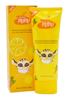 MIMI Очищающая пенка для лица с экстрактом Земляники Amino Acid Facial Cleanser 120 гр