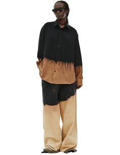 Рубашка с эффектом тай дай Vetements