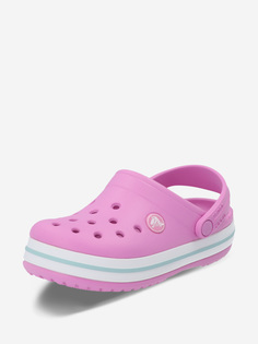 Сабо для девочек Crocs Crocband Clog K, Розовый