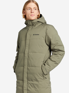 Куртка утепленная мужская Columbia Cedar Summit Long Insulated Jacket, Зеленый