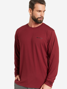 Лонгслив мужской Columbia Tech Trail Long Sleeve Crew II, Красный