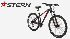 Велосипед горный женский Stern Electra 2.0 27,5", 2022, Черный